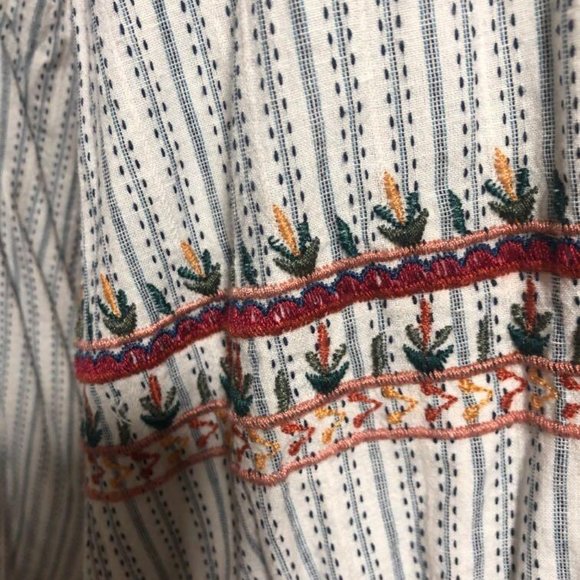 ZARA TRF Collection White Boho Smock Dress NWOT - Picture 7 of 11